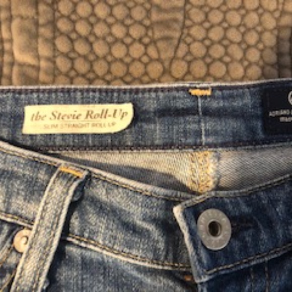 AG the Stevie Roll-up Jeans 27R for Anthropology - Picture 7 of 8